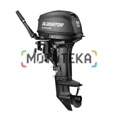 Лодочный мотор Gladiator (Гладиатор) G 9.9 PRO FHS BLACKLINE